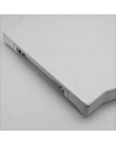 Copriwater per GSI Panorama Forma 2 Termoindurente Bianco Cerniere Inox