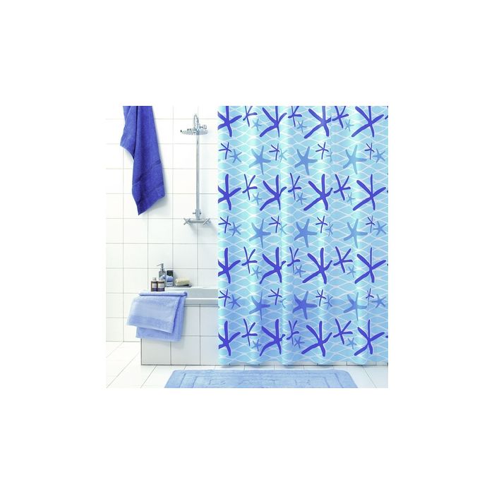 TENDA DOCCIA VINILE 120X200CM MOSAICO BIANCO