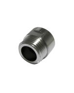 Riduzione ottone cromato con limitatore di portata MF 1/2