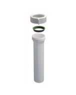 Prolunga universale completa bianca 40mm 1"1/2 x230mm