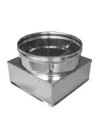 Riduzioni quadre-tonde acciaio inox da 200x200 a 180mm