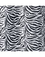 Tenda per doccia a 2 Lati in tessuto 180x200cm- Zebra Nero