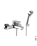 Miscelatore vasca esterno con accessori Mariani - Artic cromo