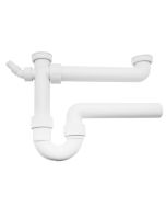 Sifone per lavello a due bacinelle 1"1/2 - 1"1/4 40mm