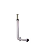 Tubo risciacquamento 56x11cm con cannotto 22 cm
