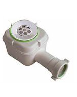 Pozzetto sifoide in PVC bianco Splash per doccia 1"1/2 x 80mm