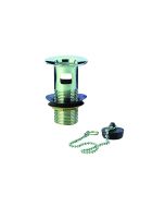 Piletta bidet-per lavabo con troppo pieno senza codolo 1"