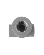 Tee filettato F 1/2 x20mm per tubi in PP