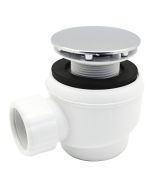 Piletta sifoide per doccia attacco universale cromata piastra abs 40mm 60 foro piccolo