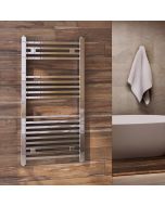 Radiatore termoarredo Design cromo tubi quadrati 1000 xmm x interasse 470 (mm)