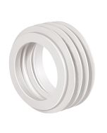 Morsetto per wc bianco 55mm - diametro interno 40/44mm