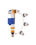 Rubinetto a galleggiante wc Ivc 100 per cassette di scarico in ceramica