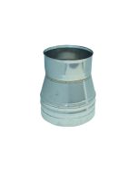 Riduzione inox per canne fumarie M 80mm x F 60mm