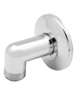 Angolo con rosone cromato (curvetta doccia) MM 1/2