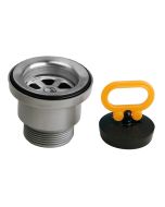 Piletta universale completa senza troppo pieno per lavello con foro 60mm