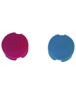 Placchette rosso/blu per maniglie Zucchetti