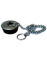 Tappo in gomma per lavabo piccola 31mm