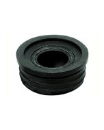 Morsetto gomma nera 32x26mm