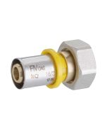 Raccordo diritto con dado girevole F con tenuta o-ring M 28x1,5x26mm