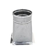 Tramogge in acciaio inox per canne fumarie 200x180mm