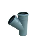 Braga in PP HTEA Valsir 32mm x 45° per tubi di scarico