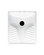 Vaso alla turca in acciaio porcellanato 55x65x15cm Smavit