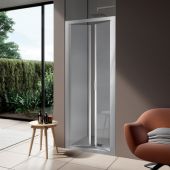 Porta doccia a saloon cristallo 90cm - America Quattro