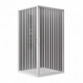 Box doccia angolare 2 lati 90x90cm a soffietto - Rosy Plissé