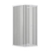 Box doccia angolare 3 lati 95x95x95cm a soffietto - Cono Plissé