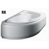 Guscio vasca angolare con pannello 150x100cm SX- Grazia