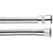 Flessibile per doccia in ottone doppia aggraffatura150cm Cromo