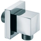 Presa d'acqua Quadra per doccia con rosone 1/2"Mx1/2"M