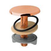 Tappo copriforo in ottone 49mm bronzato