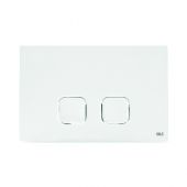 Placca di comando Plain Dual Doppio Scarico cromo