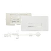 Kit trasformazione da casetta di scarico Pucci Sara in Eco con placca bianca New