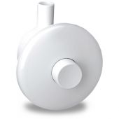 Pulsante Pneu a parete per montaggio incasso bianco