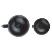 Sfera per galleggiante wc in plastica 85mm da 1/4 piatta
