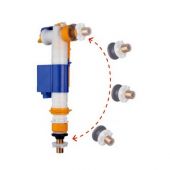 Rubinetto a galleggiante wc Ivc 100 per cassette di scarico in ceramica