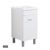 Lavatoio in nobilitato con vasca in abs 60x60x90cm