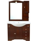 Mobile bagno "Monique" con lavello integrato e Specchio 105cm