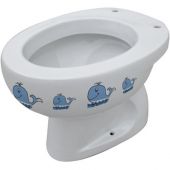 Vaso scarico a muro balena Infanzia