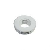 Morsetto per wc in gomma bianca 30mm x76mm (esterno)