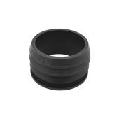 Morsetto riduzione in gomma nera per tubo pvc F 90 mm/M 100mm