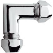 Raccordo curvo con guarnizione e dadi conici 10x10mm