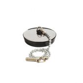 Tappo in gomma con vite e dado 40 mm