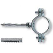 Collari pesanti in acciaio con vite e tasselli CPS 3/4" 2pz