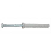 Tassello nylon con vite a chiodo premontato 6x80mm