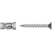 Tassello nylon ad espansione conica con vite 10 mm