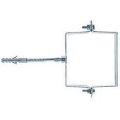 Collare Fischer in acciaio pre-verniciato quadri SCP-V Q 100x100mm
