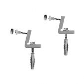 Elementi di fissaggio lateraliFischer in nylon per wc e bidet WB5